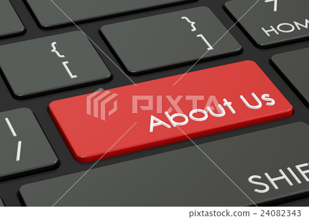 About us, red hot key on the keyboard 24082343