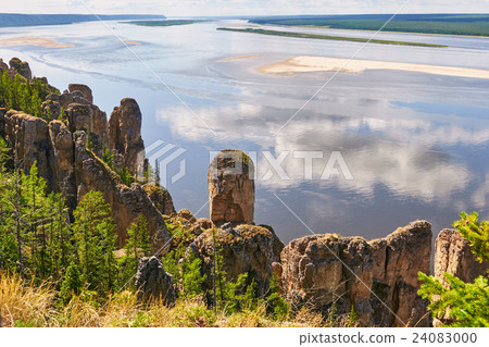 Lena Pillars National Park, view from upstairs 24083000