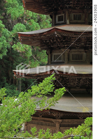 Yasuda Temple Eight octagonal triple tower Yasuda Temple Eight octagonal triple tower 24083908