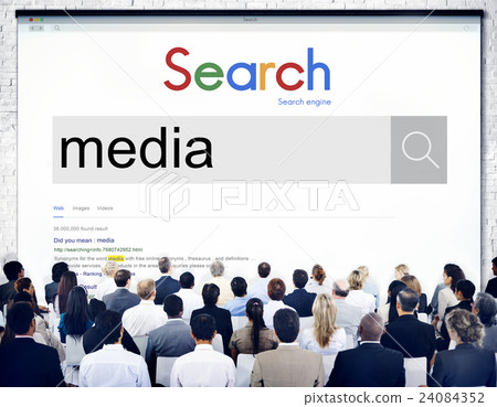 Media Communication Online Information Concept Media Communication Online Information Concept 24084352