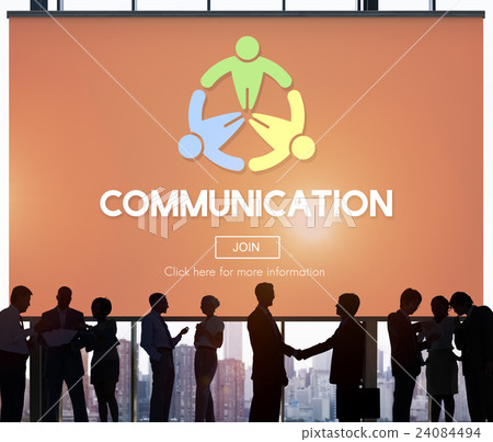 Communication Helping Hand Connection Together Concept 24084494