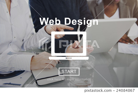 Web Design Homepage Internet layout Software Concept 24084867