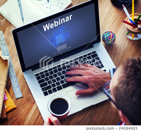 Webinar Online Internet Website Web Page Concept 24084885