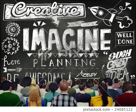 Imagine Imagination Expect Creative Sketch Concept 24085122