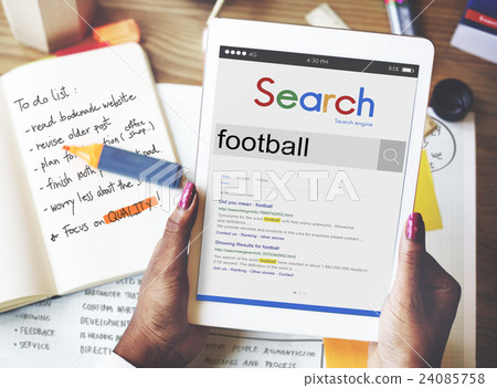 Football Ball Game Goal Hobby Match Plaing Sport Concept 24085758