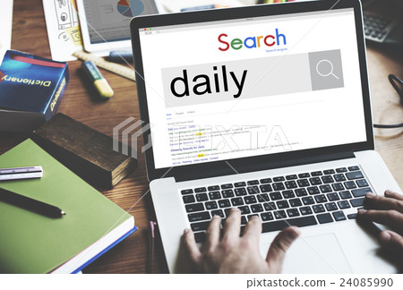 Daily Day Everyday Occurrence Time Weekday Concept 24085990