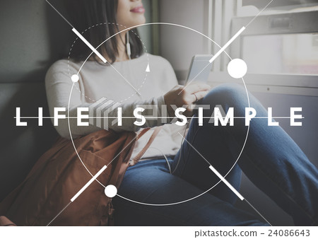 Life is Simple Relax Simplicity Mind Concept Life is Simple Relax Simplicity Mind Concept 24086643