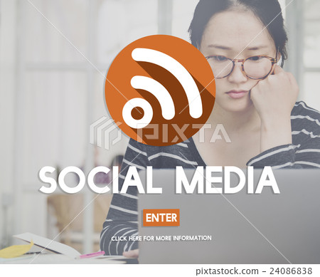 Social Media Globalization Connection Wireless Concept Social Media Globalization Connection Wireless Concept 24086838