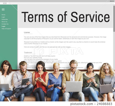 Terms of Service Conditions Rule Policy Regulation Concept 24086883