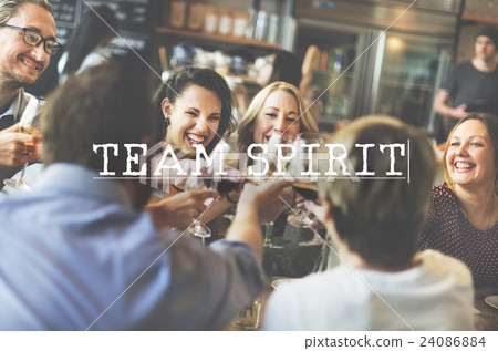 Team Spirit Toast Tgether Team up Socialize Concept 24086884