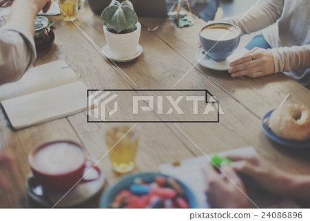 Casual People Meeting Coffee Break Concept Casual People Meeting Coffee Break Concept 24086896