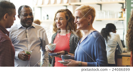 Diversity People Party Brunch Cafe Concept Diversity People Party Brunch Cafe Concept 24086899