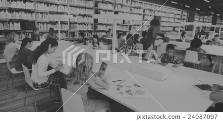 Study Studying Learn Learning Classroom Internet Concept 24087007