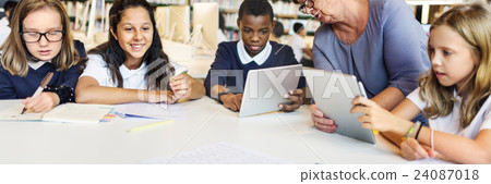 Classroom Learning Mathematics Students Study Concept 24087018