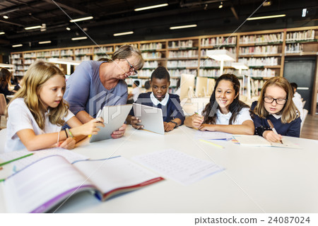 Classroom Learning Mathematics Students Study Concept 24087024