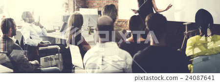 Speaker Seminar Corporate Business Meeting Concept 24087641