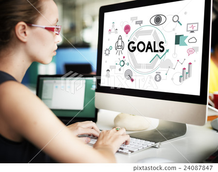 Goals Aim Aspiration Believe Dreams Expectations Concept 24087847