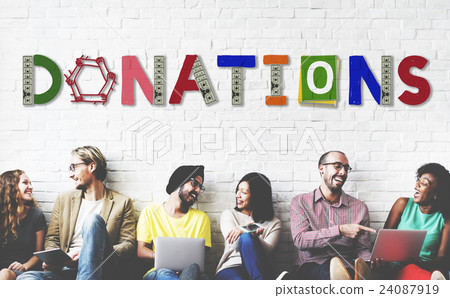 Donate Give Charity Help Contribute Concept 24087919