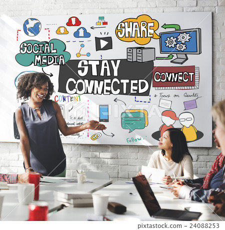 Stay Connected Freindship Relationship Social Concept 24088253