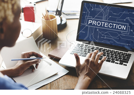 Protection Surveillance Safety Privacy Policy Concept 24088325