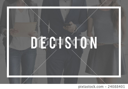 Decision Choice Resolution Dilemma Concept Decision Choice Resolution Dilemma Concept 24088401