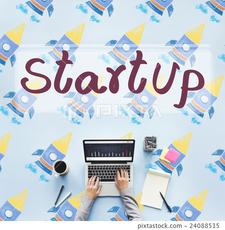 Start Up Launch Business Strategy Development Concept 24088515