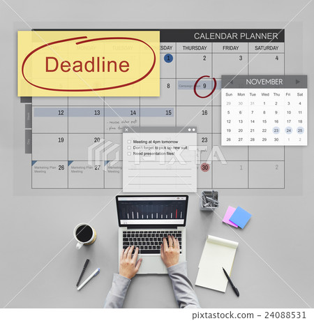 Deadline Due Date Appointment Schedule To Do Concept 24088531