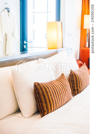 Pillow on bed 24090108