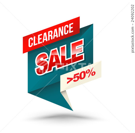 Origami banner clearance sale 50 percent.  24092202