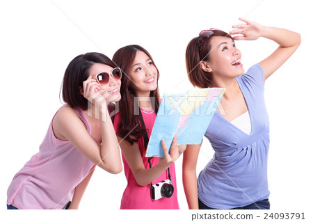 Happy group travel people Happy group travel people 24093791