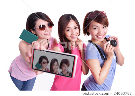 Happy group travel people Happy group travel people 24093792