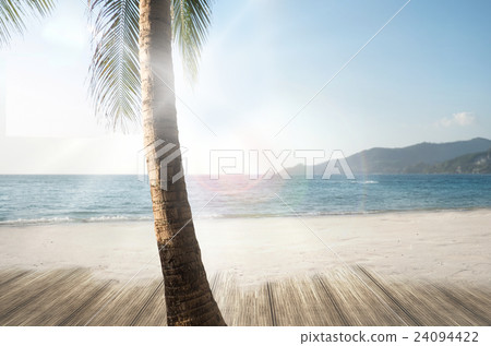 beautiful beach at thailand phuket modiefied photo 24094422