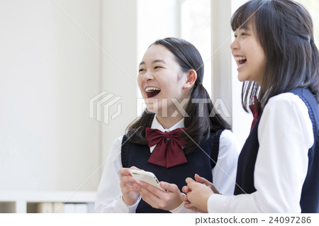 Smile girls students 24097286