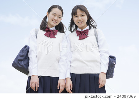 Two girls students 24097369