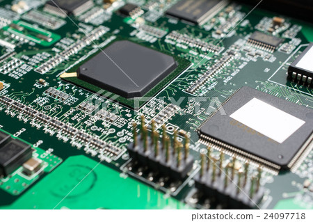Printed Circuit board from a computer Printed Circuit board from a computer 24097718