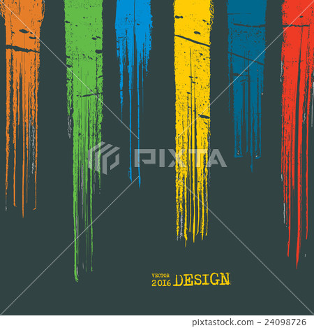 Artwork with Color Strip Background - Stock Illustration [24098726] - PIXTA