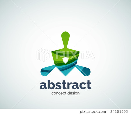Vector abstruse shape logo template Vector abstruse shape logo template 24101993