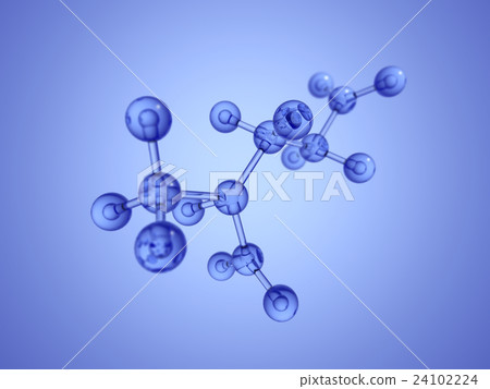 分子模型圖像 分子模型圖像 24102224