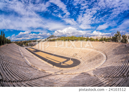 Panathenaic stadium in Athens, Greece 24103512