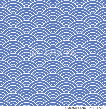 Japanese Pattern Qinghai wave pattern 24103728