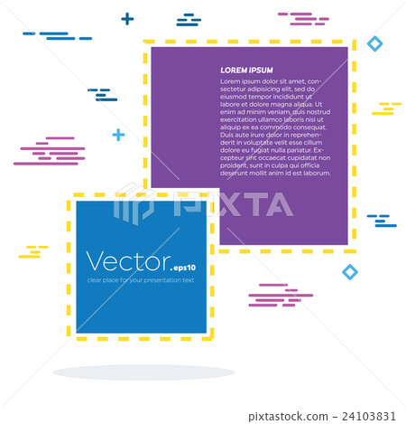 Abstract concept vector empty speech square quote Abstract concept vector empty speech square quote 24103831