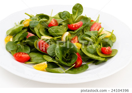 fresh spinach,tomato cherry salad fresh spinach,tomato cherry salad 24104396