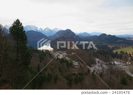 Hohenschwangau castle and Alp lake (Schwangau) 24105478