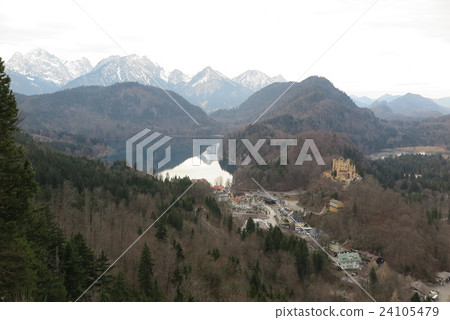 Hohenschwangau castle and Alp lake (Schwangau) 24105479
