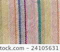 Old color bath towel texture with stripes. 24105631