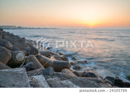 Sunset at Jeju Island coast, South Korea Sunset at Jeju Island coast, South Korea 24105789
