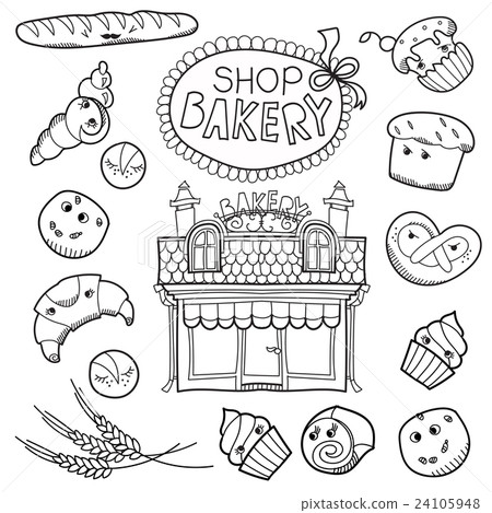 Set cartoon patch badges or fashion pin 24105948