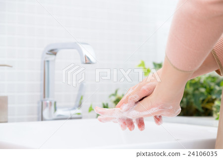 洗手婦女泡沫水防止冷洗徹底洗手婦女清潔洗手水槽 24106035