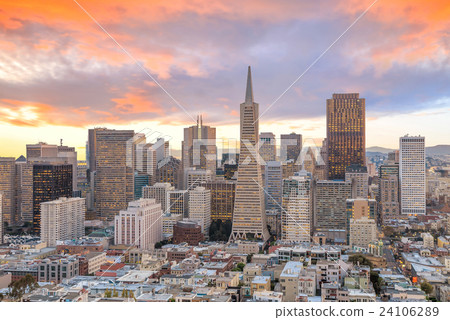 Business center in downtown San Francisco 24106289