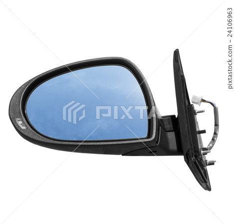 car mirror on a white background 24106963